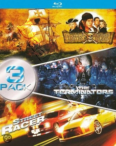 Pirates of Treasure Island / The Terminators / Street Racer - 3-Disc Box Set (Blu-Ray)